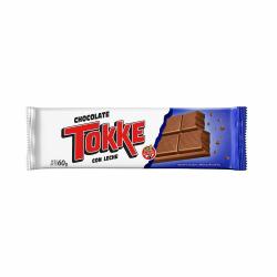 Chocolate Tokke, tabletón sin relleno de leche, con almendras,  leche y maní,con maní,  con maní acaramelado, con almendra acaramelada, de leche y cereal, blanco de Georgalos