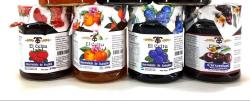 Mermeladas comun sabor :  arándanos , ciruela , durazno ,  frutilla ,  mora ,  naranja ,  tomate