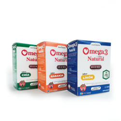 Omega 3 Natural: Chia, Naranja, Limon.