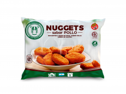 Nuggets sabor pollo (bocaditos a base de vegetales, sabor a pollo, libre de gluten)