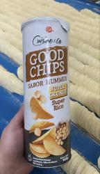 Papa chips apiladas Cuisine & Co (CMA Paraguay) sabor humus