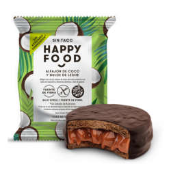Alfajor de coco con dulce de leche