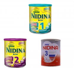 ALIMENTOS PARA BEBES Nidina 1 , 2 y 3