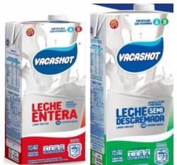LECHE entera y semi descremada Vacashot SOLO CON STICKER KASHER LE PESAJ