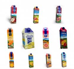 JUGOS DE FRUTAS CITRIC: Naranja con Pulpa, Naranja sin pulpa, Pomelo con Pulpa,  Naranja + Frutilla, Naranja + Durazno, Naranja + Mango, Naranja Valencia Tardía, Naranja Cosecha Temprana, Naranja Sanguínea, Manzana,  sólo en tetra pack.