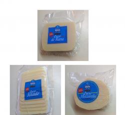 QUESO KOSHER LEISRAEL Etiqueta AK JI KLP (queso muzarella, feteado y en barra)