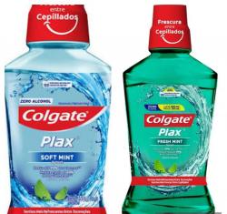 ENJUAGUE BUCAL COLGATE ORIGEN ARGENTINA Y BRASIL Plax Fresh Mint , Plax Soft Mint