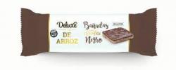Galleta de arroz bañada en chocolate negro semiamargo PARVE