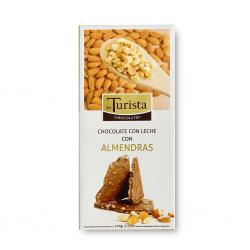 Chocolate con leche y almendras