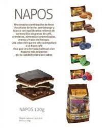 Chocolates napolitanos : menta , cafe , frutos del bosque , almendras , arandanos , mix