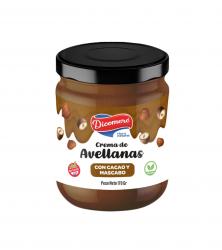Crema de avellanas con cacao y azúcar mascabo
