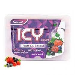 Pastillas Icy sabor frutos del bosque
