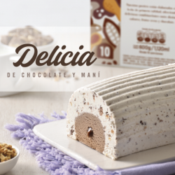 LACTEO: postre delicia de chocolate y maní