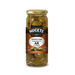Aceitunas Verdes Rellenas Con Pasta De Ajo