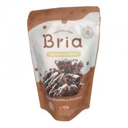 Snack saludable quinoa cookies doble chocolate y arandanos