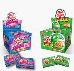 Chicles tutti frutti y menta