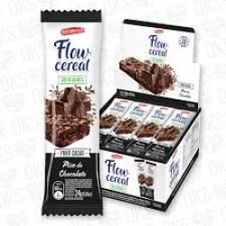 Barra de cereal con piso de chocolate sin azucar