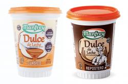 Dulce de leche común y repostero Manfrey