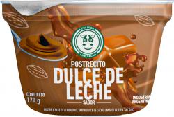 Postre sabor dulce de leche