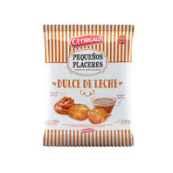 Caramelos duros rellenos de dulce de leche