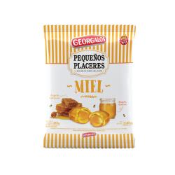 Caramelos duros rellenos de miel