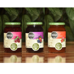 Dulce de Frambuesa, Dulce de Frutos del Bosque, Dulce de Rosa Mosqueta