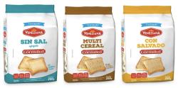Tostada sin sal light con gluten, Tostada multicereal, Tostada con salvado