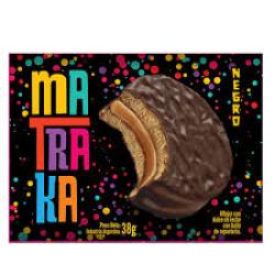 Alfajor negro con dulce de leche