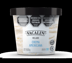 Helado de crema americana