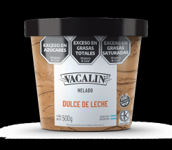 Helado de dulce de leche