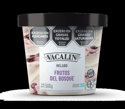 Helado de frutos del bosque
