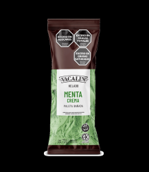 Paleta helada de menta crema bañada en chocolate