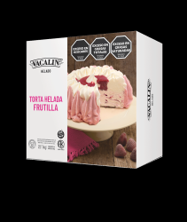 Torta helada de frutilla