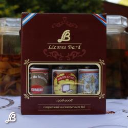 Partida especial Licores Bard sabor yatay , curacao y miel con etiqueta Kasher le pesaj