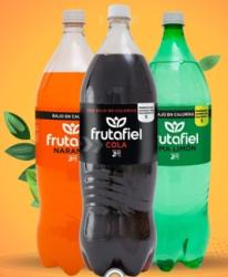 PARTIDA ESPECIAL KASHER LE PESAJ DE GASEOSA FRUTAFIEL sabor cola , lima limón , naranja con etiqueta Kasher le Pesaj