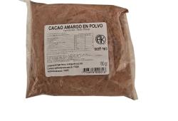 Cacao amargo en polvo con etiqueta kasher le pesaj.