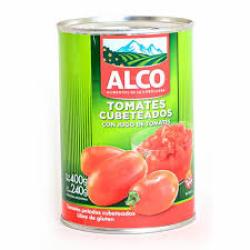 Tomate perita cubeteado