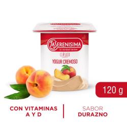 Yogur batido entero sabor durazno