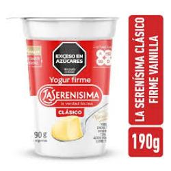 Yogur firme entero sabor vainilla