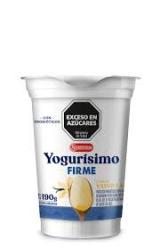 Yogur firme entero sabor vainilla