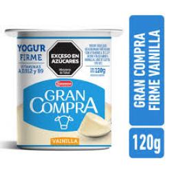 Yogur firme sabor vainilla
