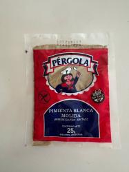 Pimienta blanca molida