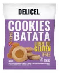 Galletitas dulces sabor vainilla con dulce de batata, tipo pepas de batata