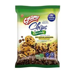 Galletitas sabor vainilla con chips de chocolate sin azúcar agregada