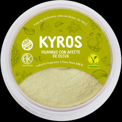 Hummus con aceite de oliva