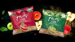 Snack crocante de manzana verde y manzana roja