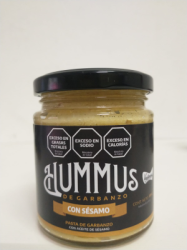 Hummus de garbanzo con sésamo tostado