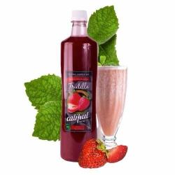Jugo a base de pulpa de frutilla