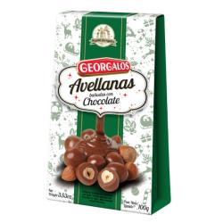 Avellanas bañadas en chocolate