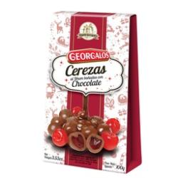 Cerezas al rhum bañadas en chocolate